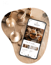 カフェのWebサイトサンプル